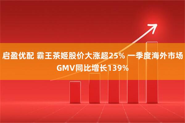 启盈优配 霸王茶姬股价大涨超25% 一季度海外市场GMV同比增长139%
